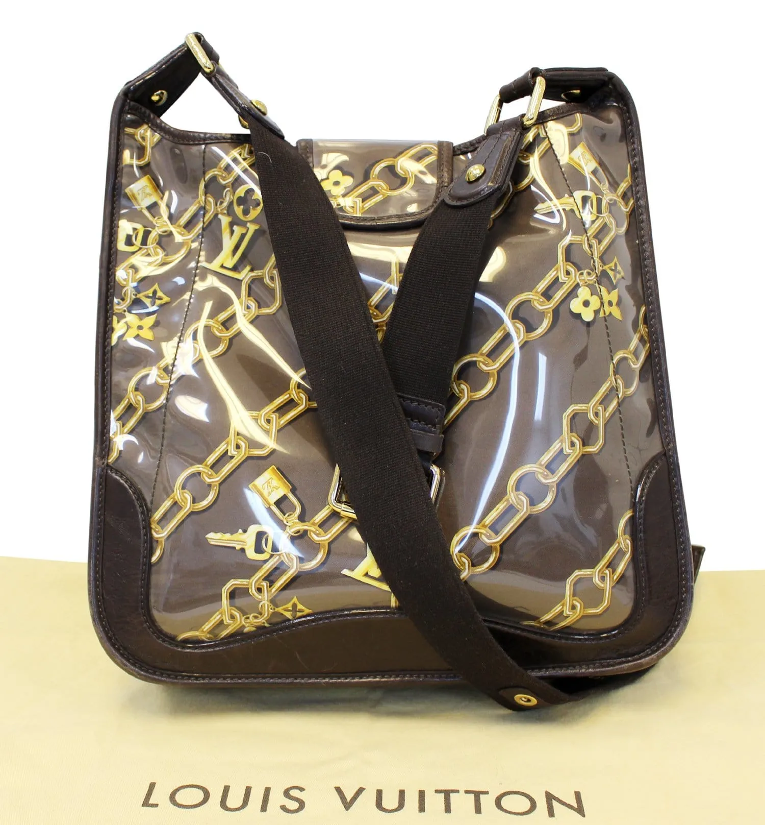 LOUIS VUITTON Monogram Charm Musette Taupe Shoulder Bag - Last Call