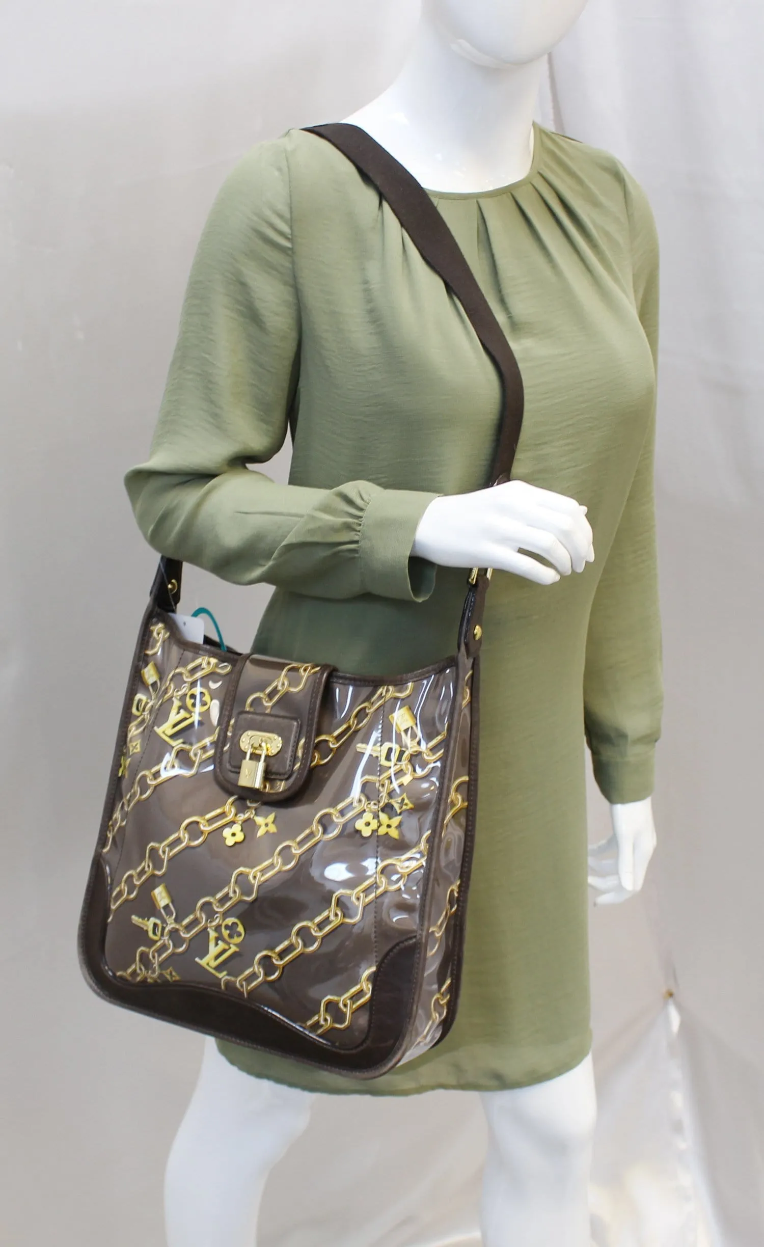 LOUIS VUITTON Monogram Charm Musette Taupe Shoulder Bag - Last Call