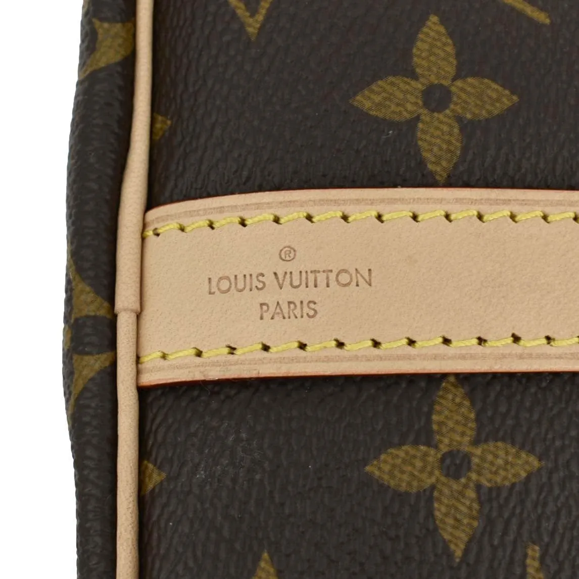 LOUIS VUITTON Speedy 25 Bandouliere Monogram Canvas Shoulder Bag Brown