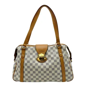 LOUIS VUITTON Stresa PM Damier Azur Shoulder Bag White