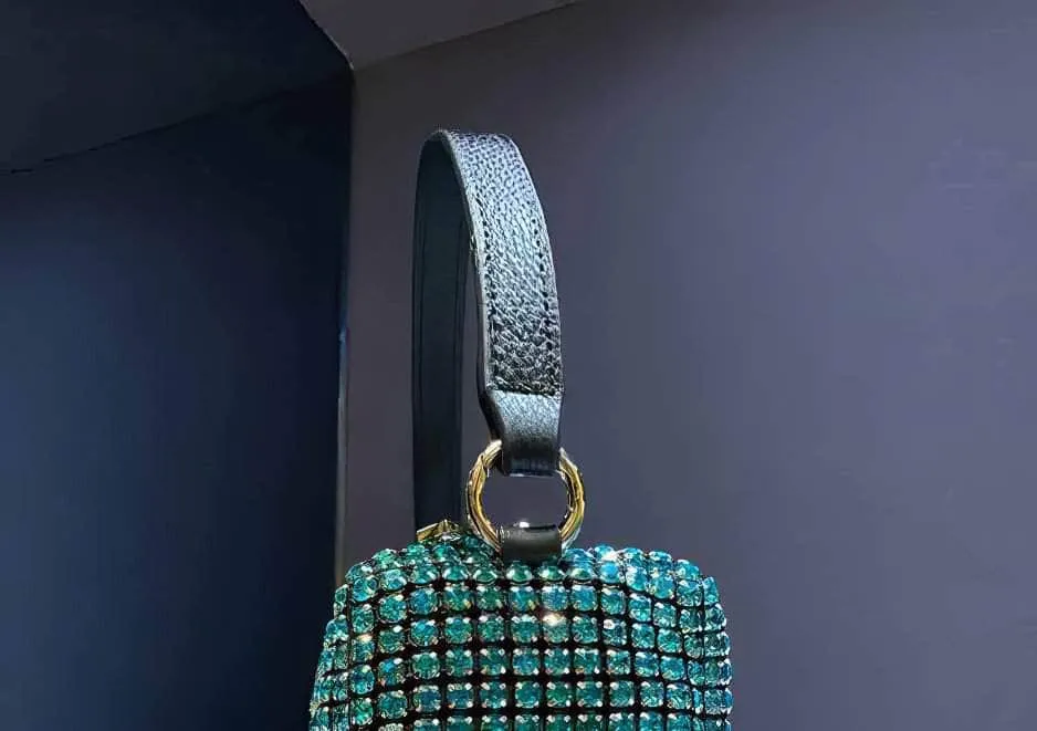 Luxury Sparkling Rhinestone Crossbody Clutch Bag