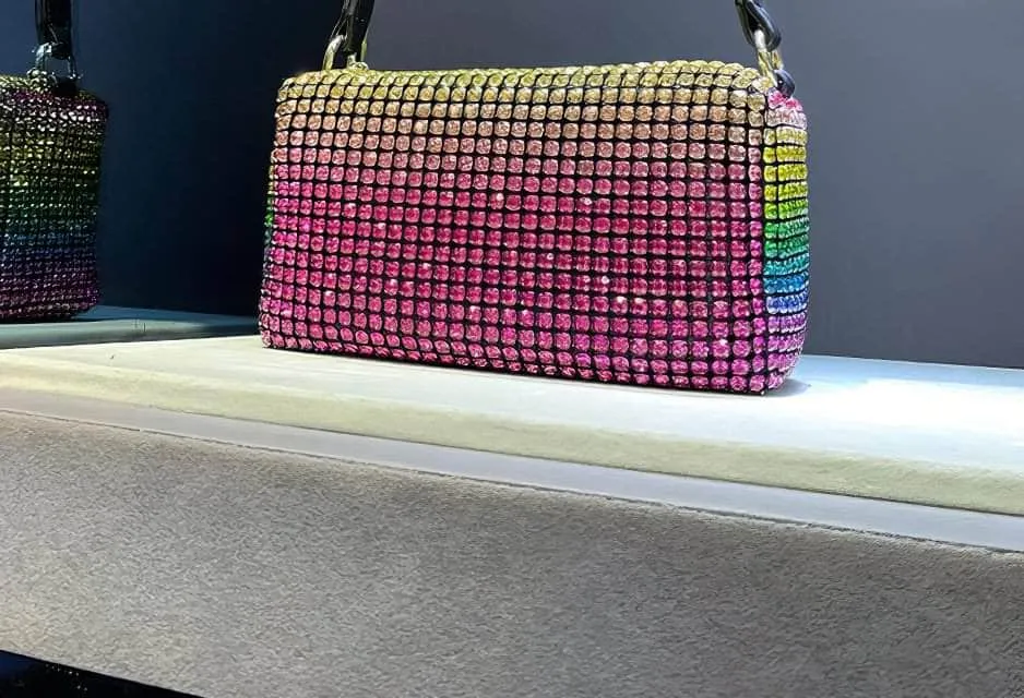 Luxury Sparkling Rhinestone Crossbody Clutch Bag