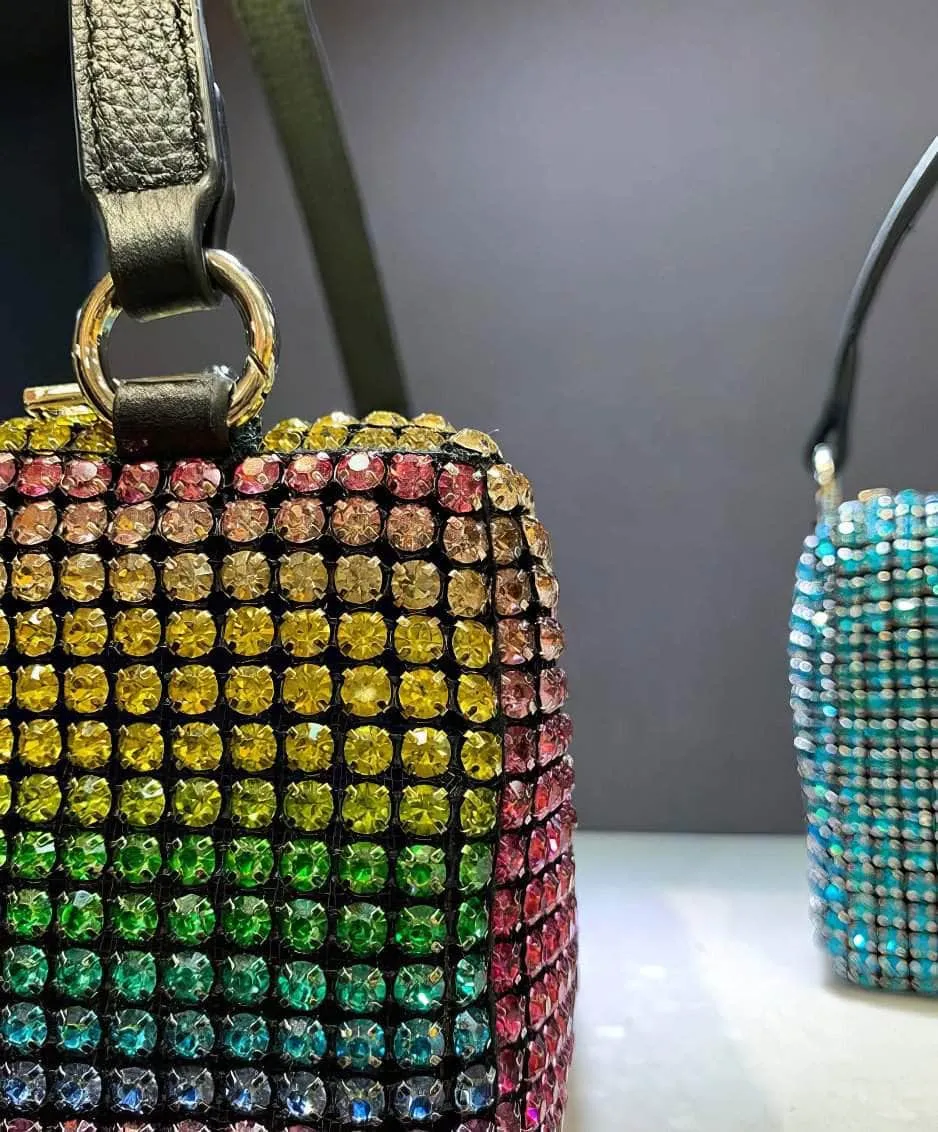 Luxury Sparkling Rhinestone Crossbody Clutch Bag
