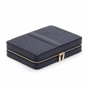 Maria Large Zip Case - Navy