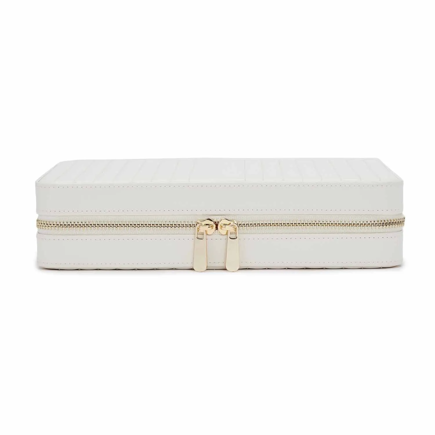 Maria Large Zip Case - White
