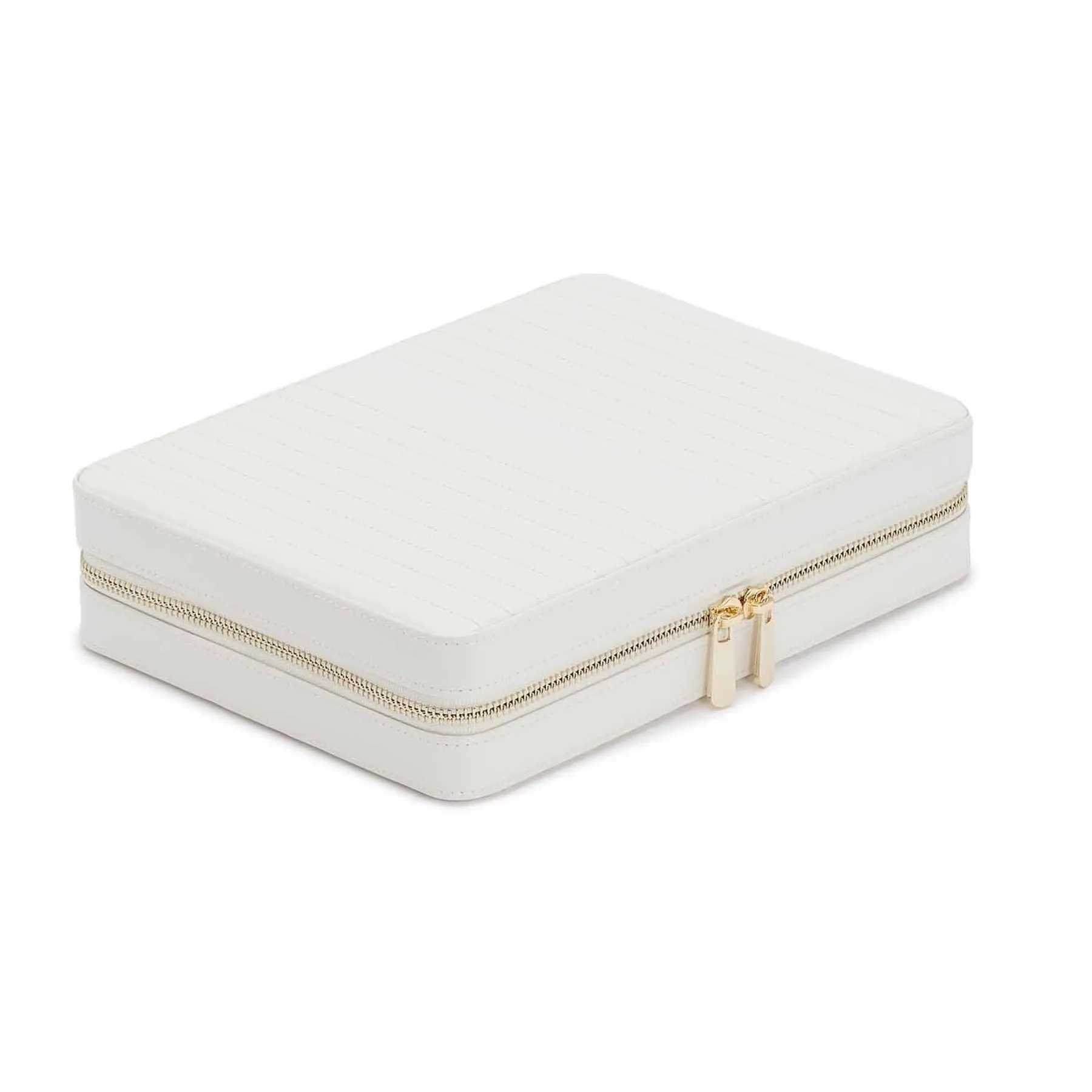 Maria Large Zip Case - White
