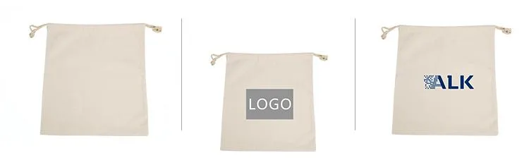 Medium Cotton Drawstring Pouch 35*39cm