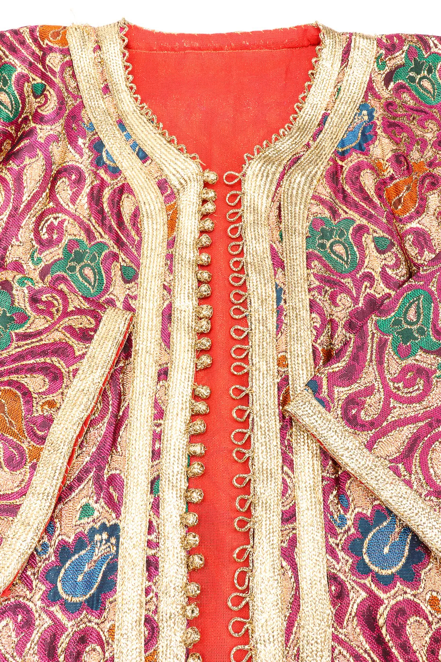 Metallic Brocade Duster