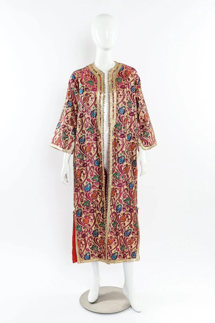 Metallic Brocade Duster