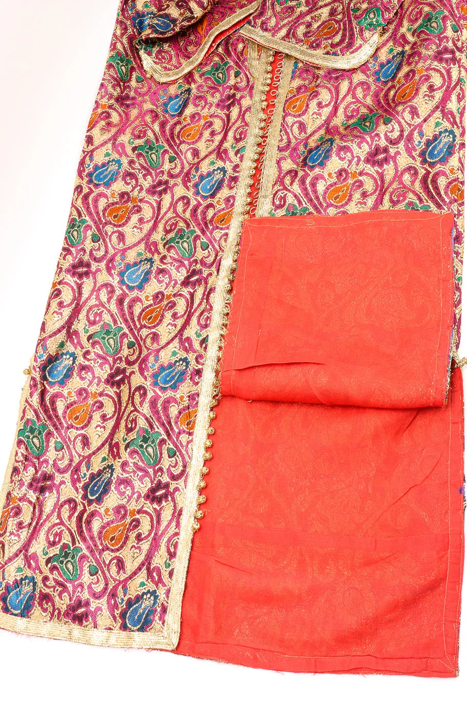 Metallic Brocade Duster