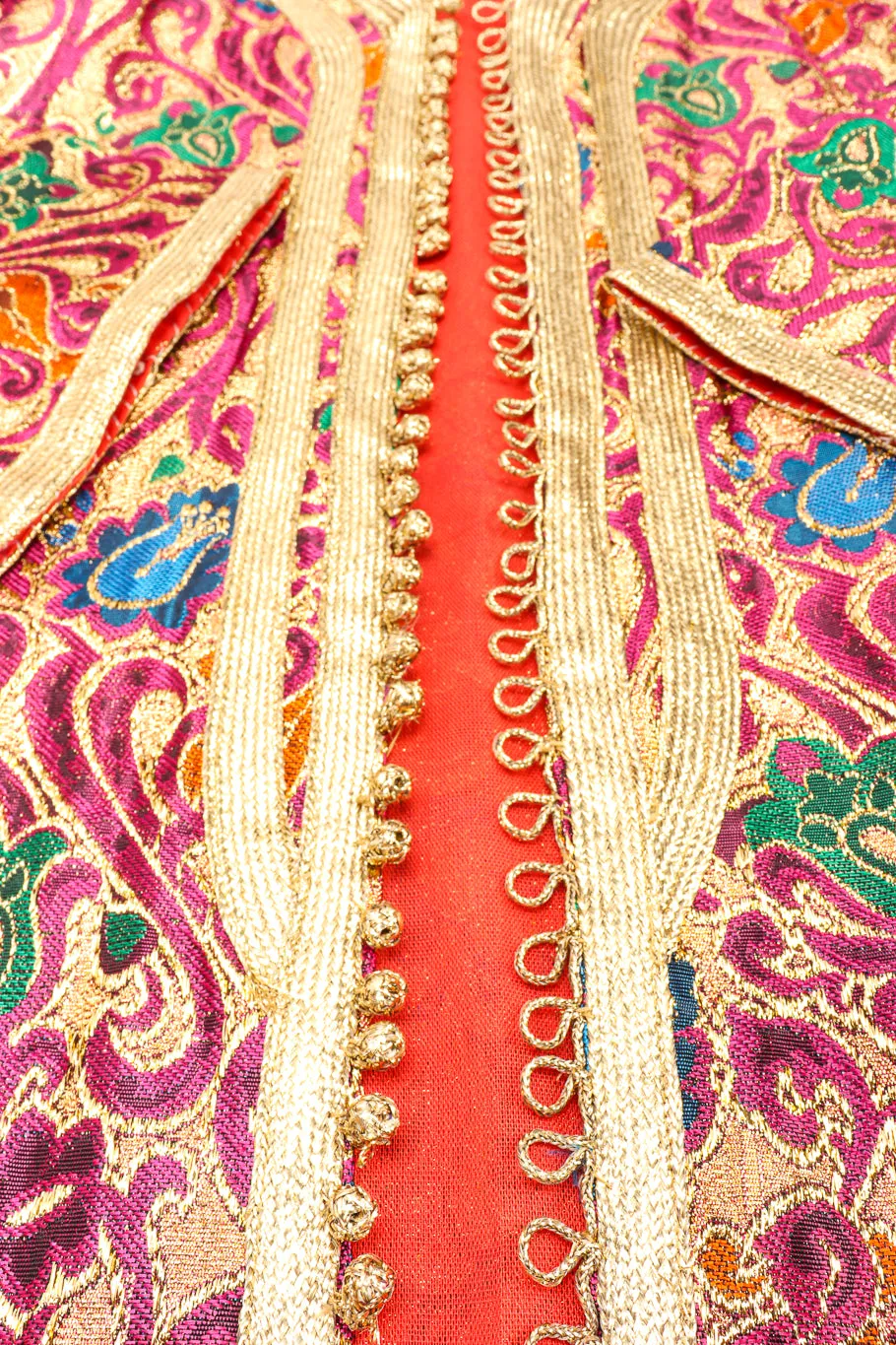 Metallic Brocade Duster