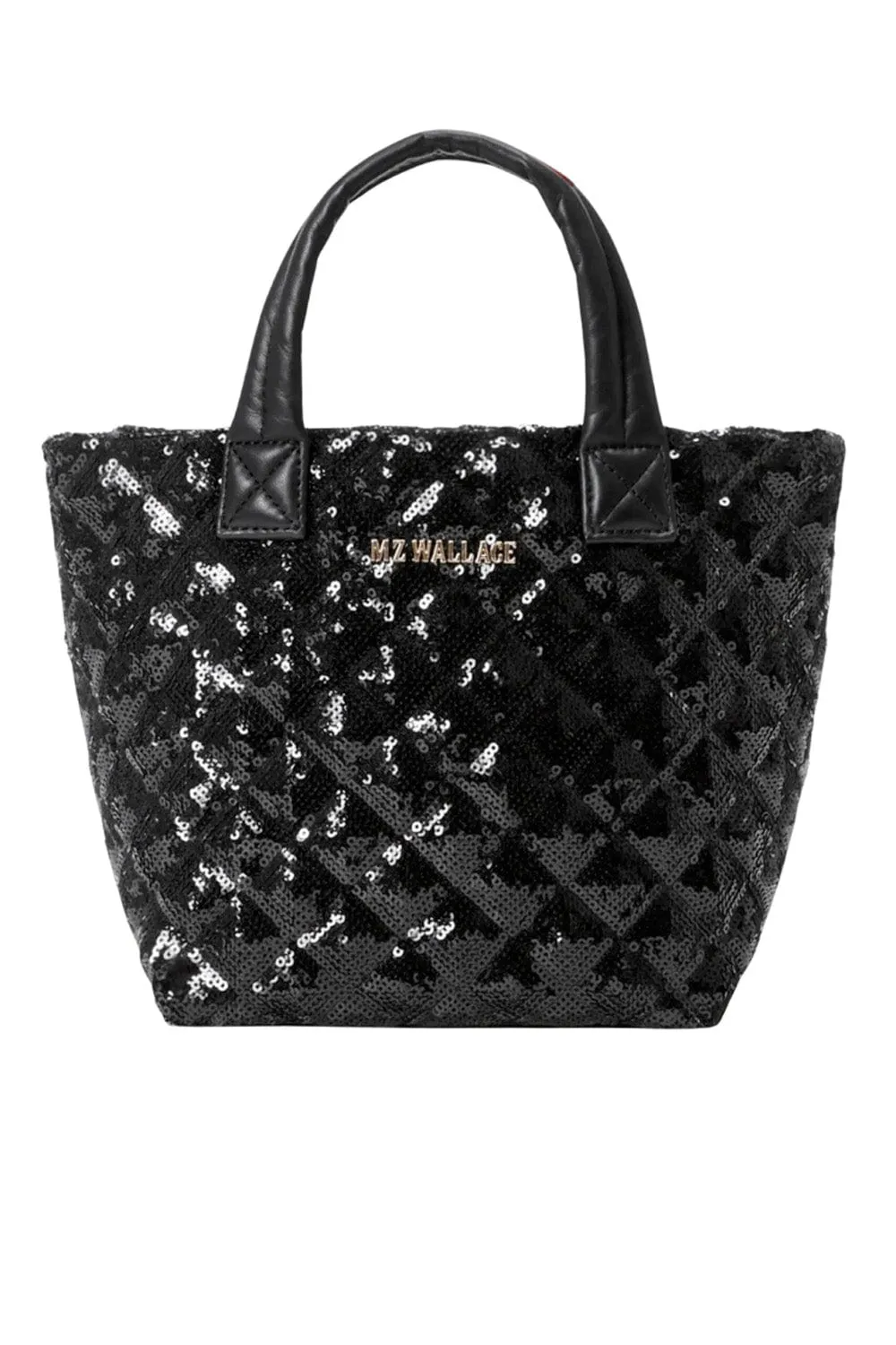 Micro Metro Black Sequin Deluxe Tote