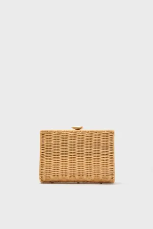 Natural The Petite Heart Clutch