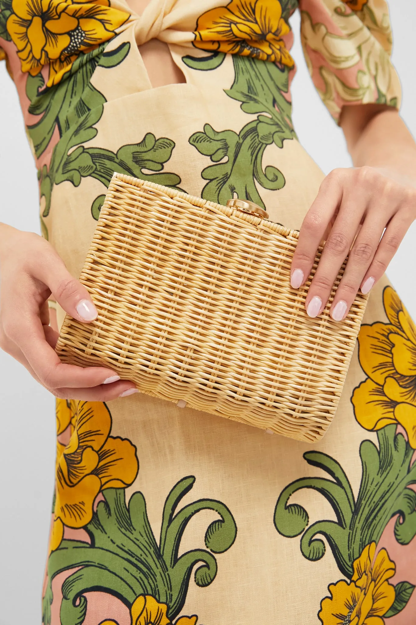 Natural The Petite Heart Clutch