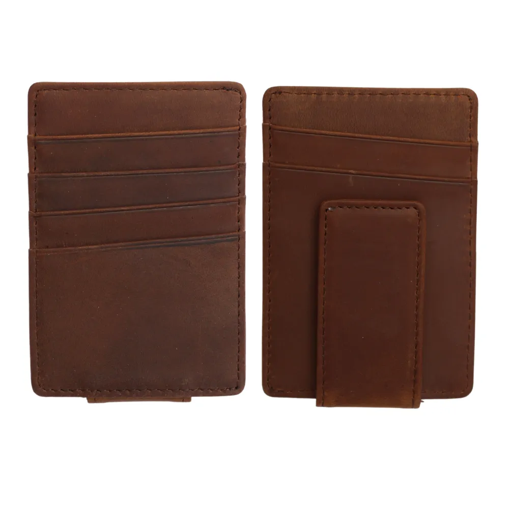 Personalized Leather Money Clip