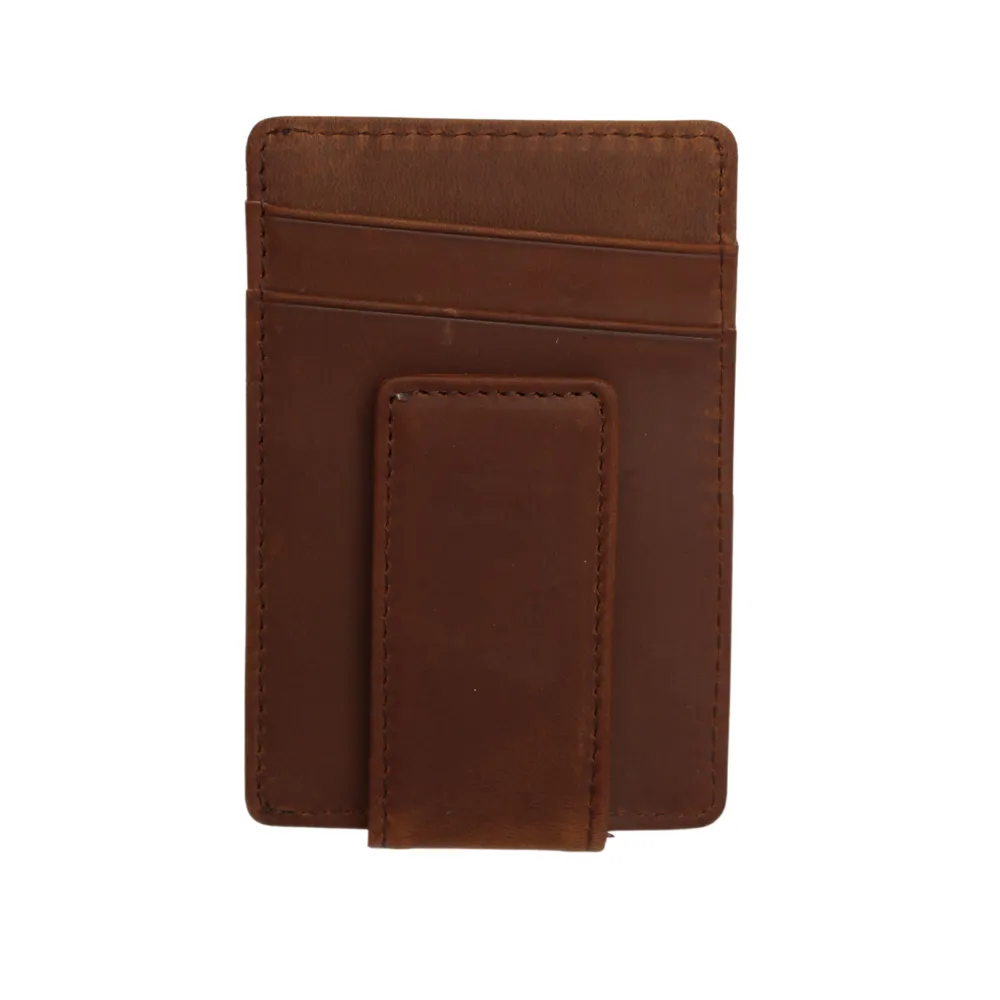 Personalized Leather Money Clip