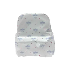 Personalized Nylon Small Backpack Airplane