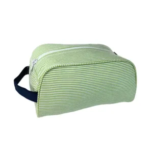 Personalized Seersucker Grasshopper Traveler Pouch
