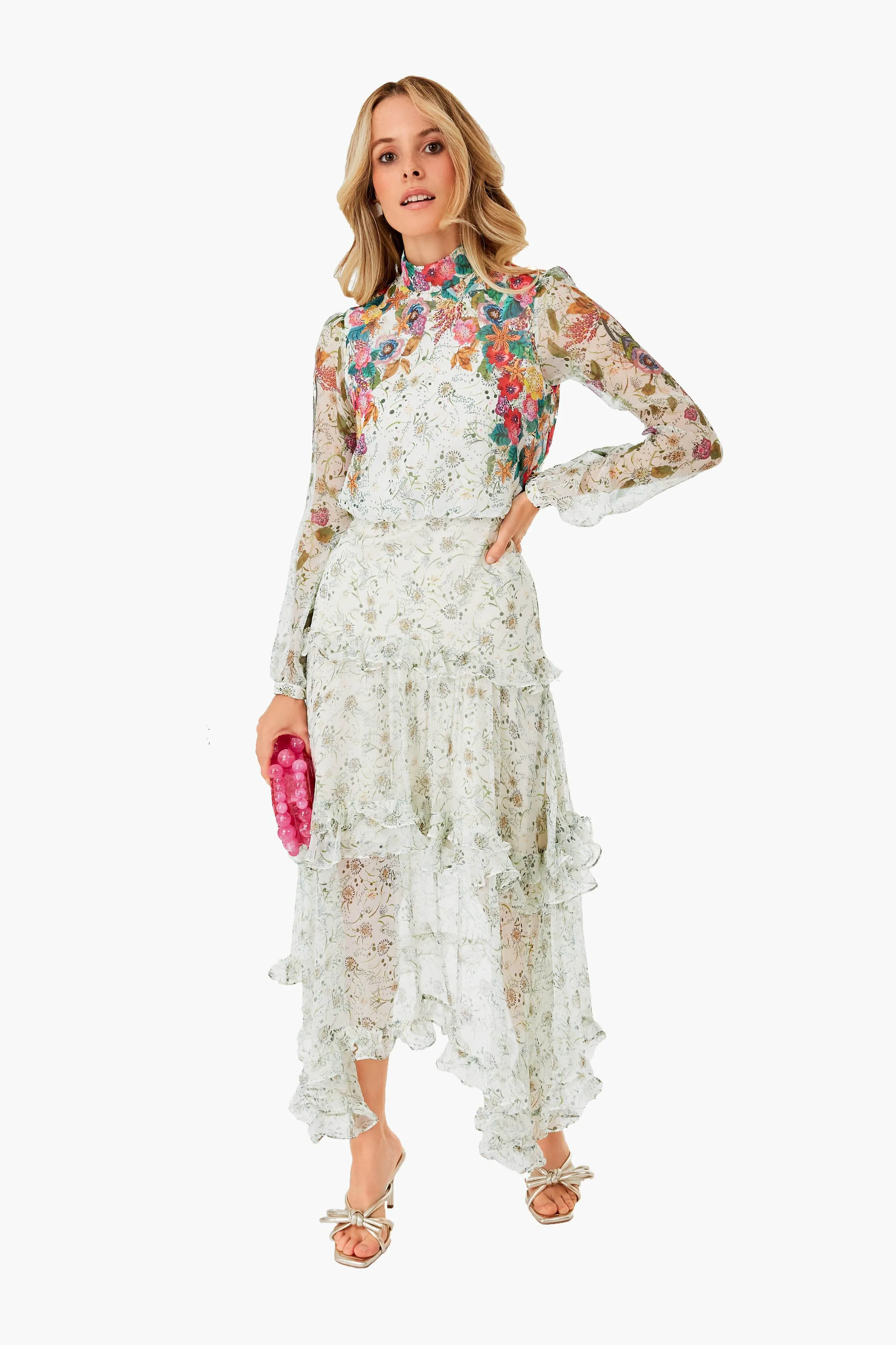 Qajar Rose Eos Clutch