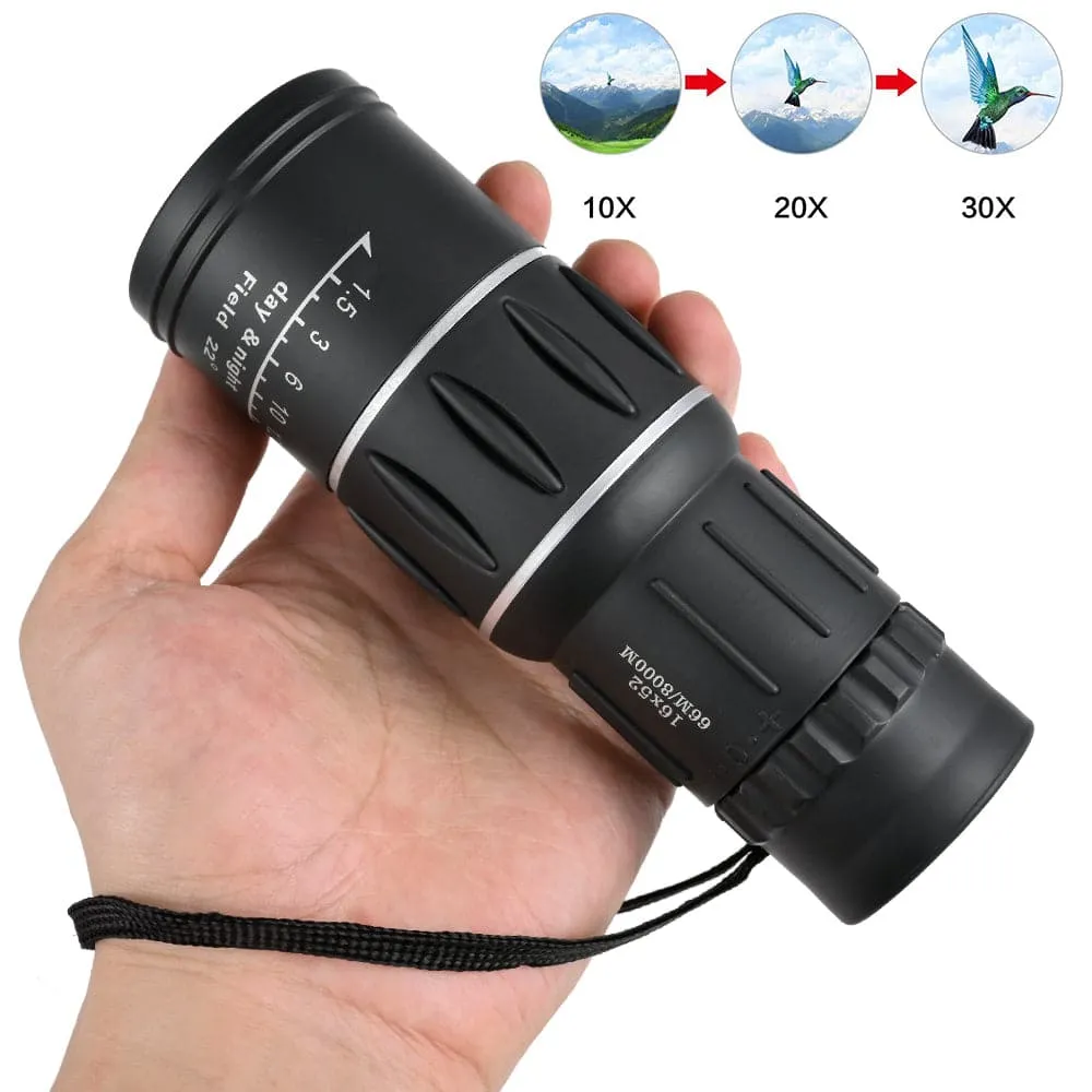 RECON GS2 Mini Monocular 16 X 52 Bifocal Zoom HD