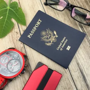 Red Carved Aluminum Metal Wallet