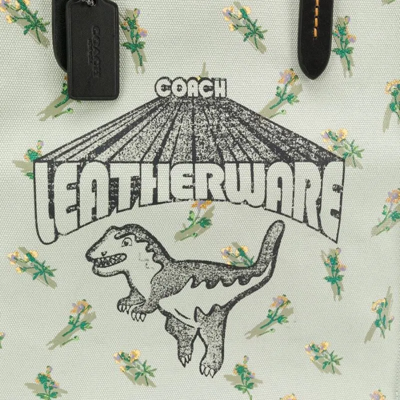Rexy Floral Print Canvas Tote