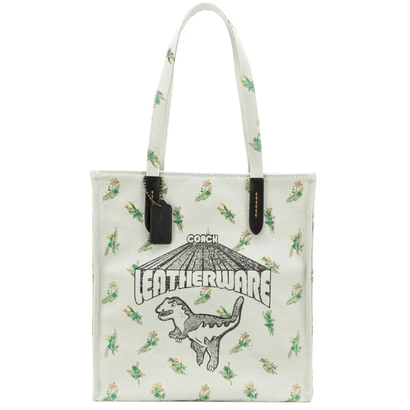 Rexy Floral Print Canvas Tote