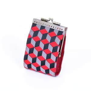 Ribbon Weaving Card Holder, Credit Card Wallet