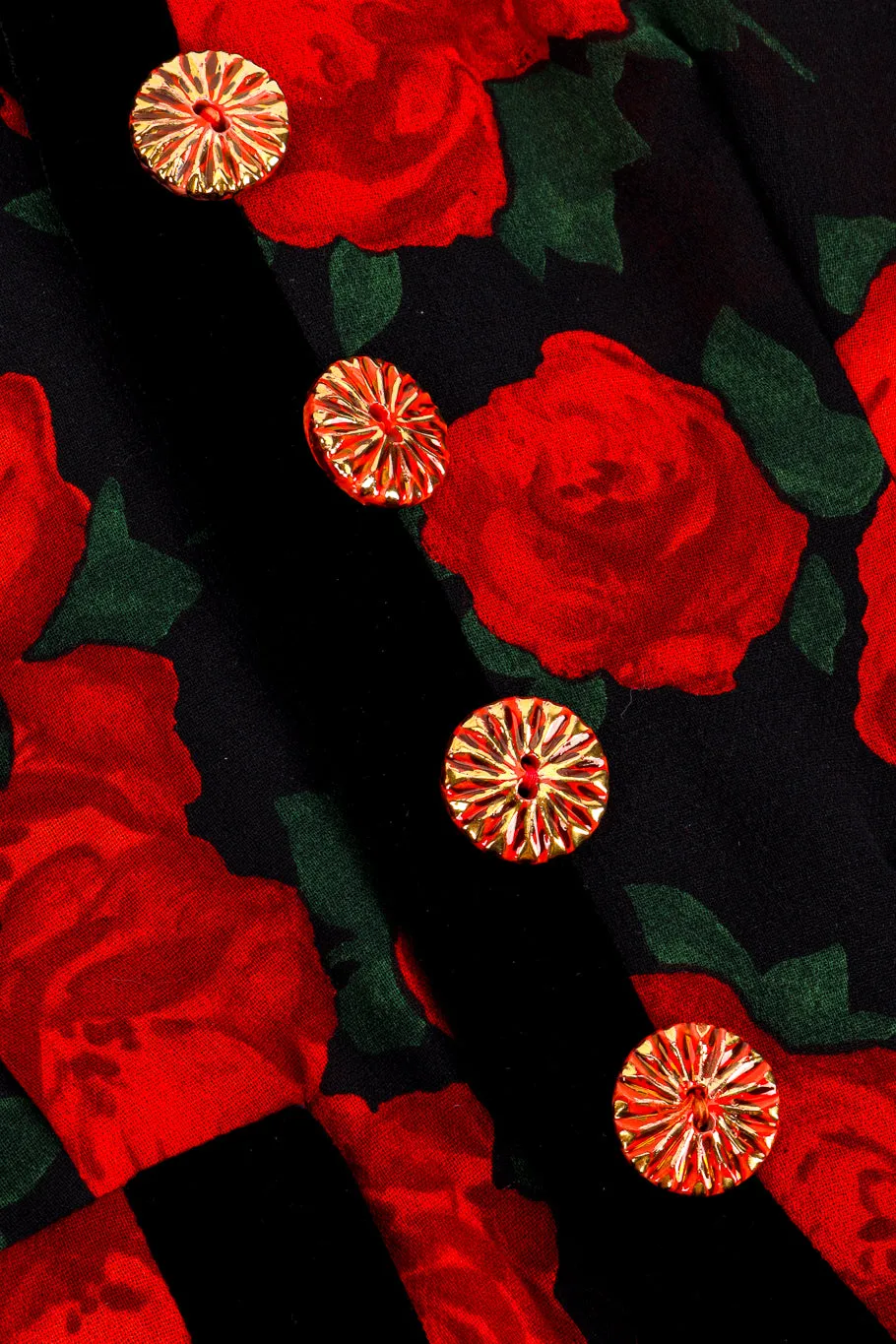 Rose Velvet Trim Jacket