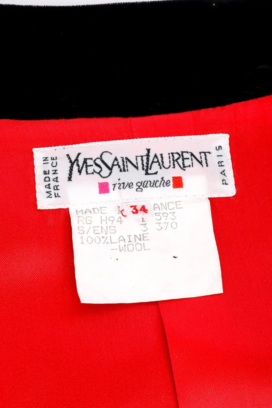 Rose Velvet Trim Jacket