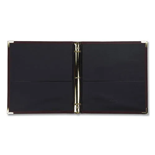 Samsill® Classic Collection Ring Binder, 3 Rings, 1" Capacity, 11 X 8.5, Burgundy