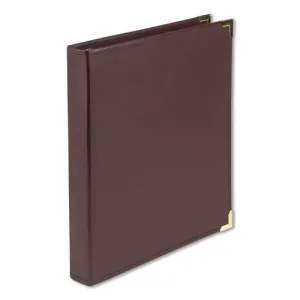Samsill® Classic Collection Ring Binder, 3 Rings, 1" Capacity, 11 X 8.5, Burgundy