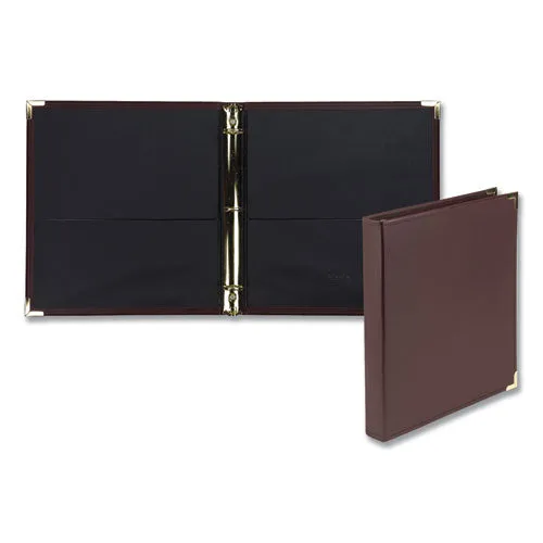 Samsill® Classic Collection Ring Binder, 3 Rings, 1" Capacity, 11 X 8.5, Burgundy