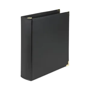 Samsill® Classic Collection Ring Binder, 3 Rings, 2" Capacity, 11 X 8.5, Black