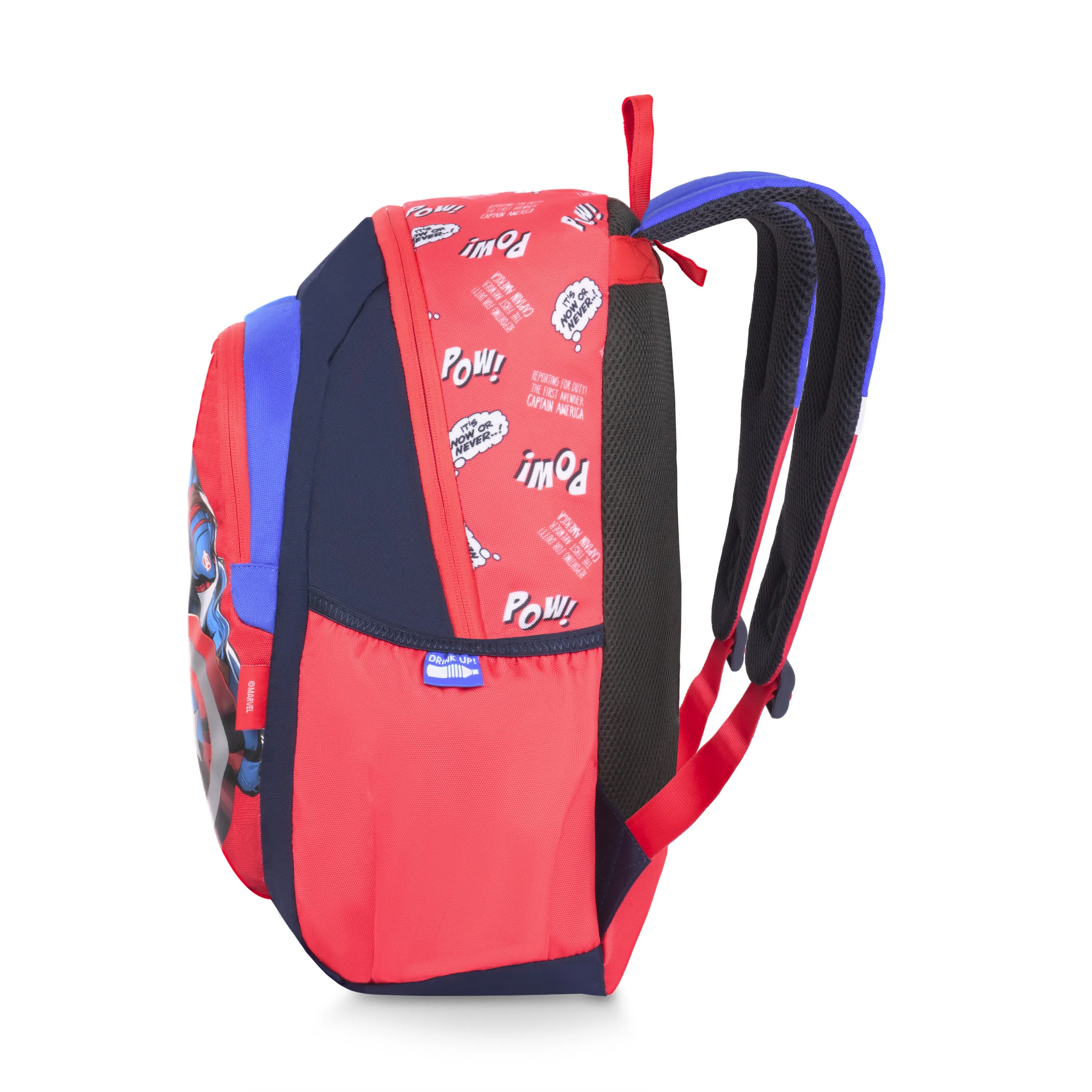 Skybags Captain America Champ  02 School Backpack Red And Blue