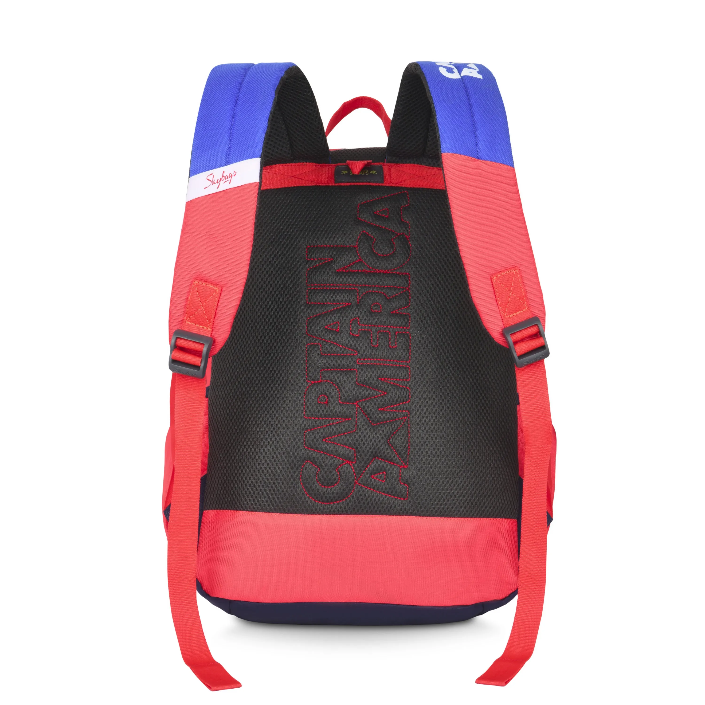 Skybags Captain America Champ  02 School Backpack Red And Blue
