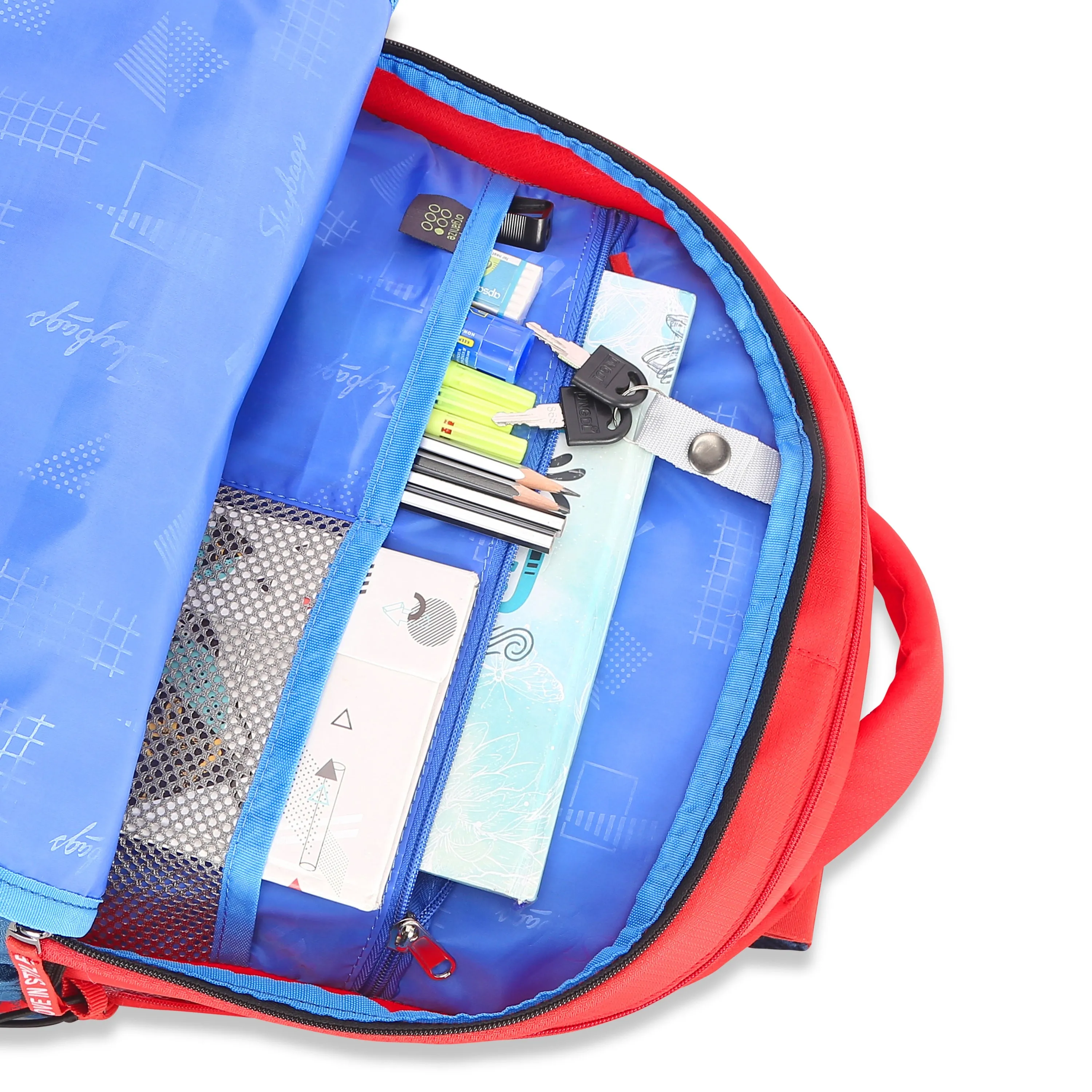 Skybags WOKE PRO 04  SCHOOL BACKPACK