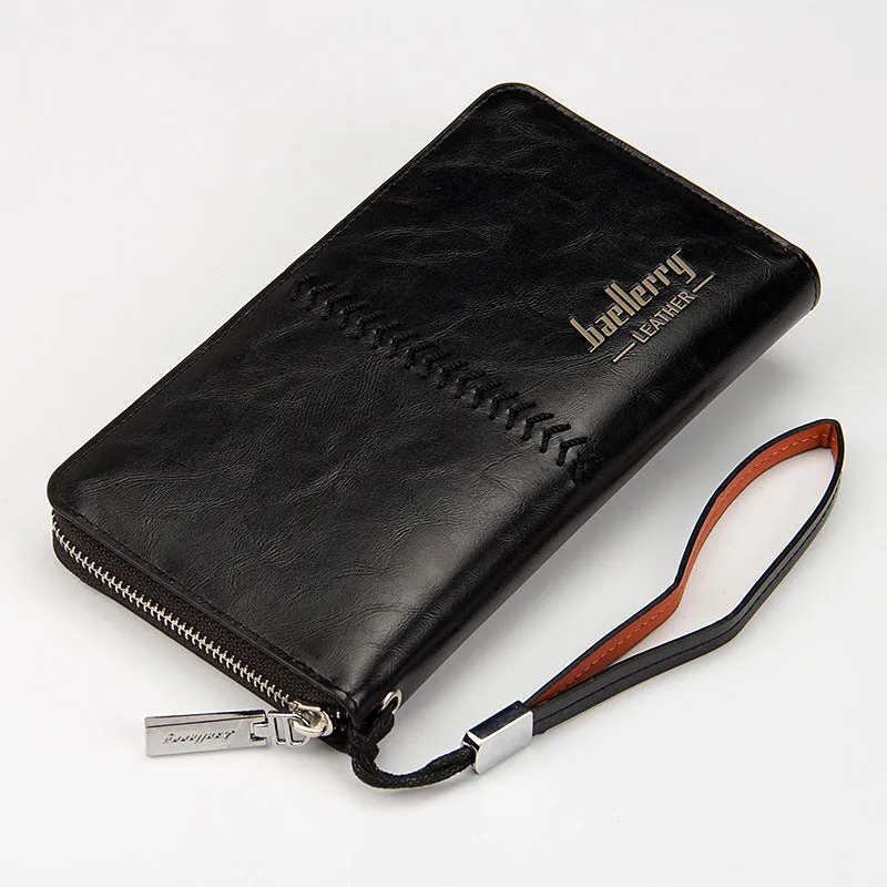 Slim Minimalist Front Pocket RFID Blocking Leather Wallet