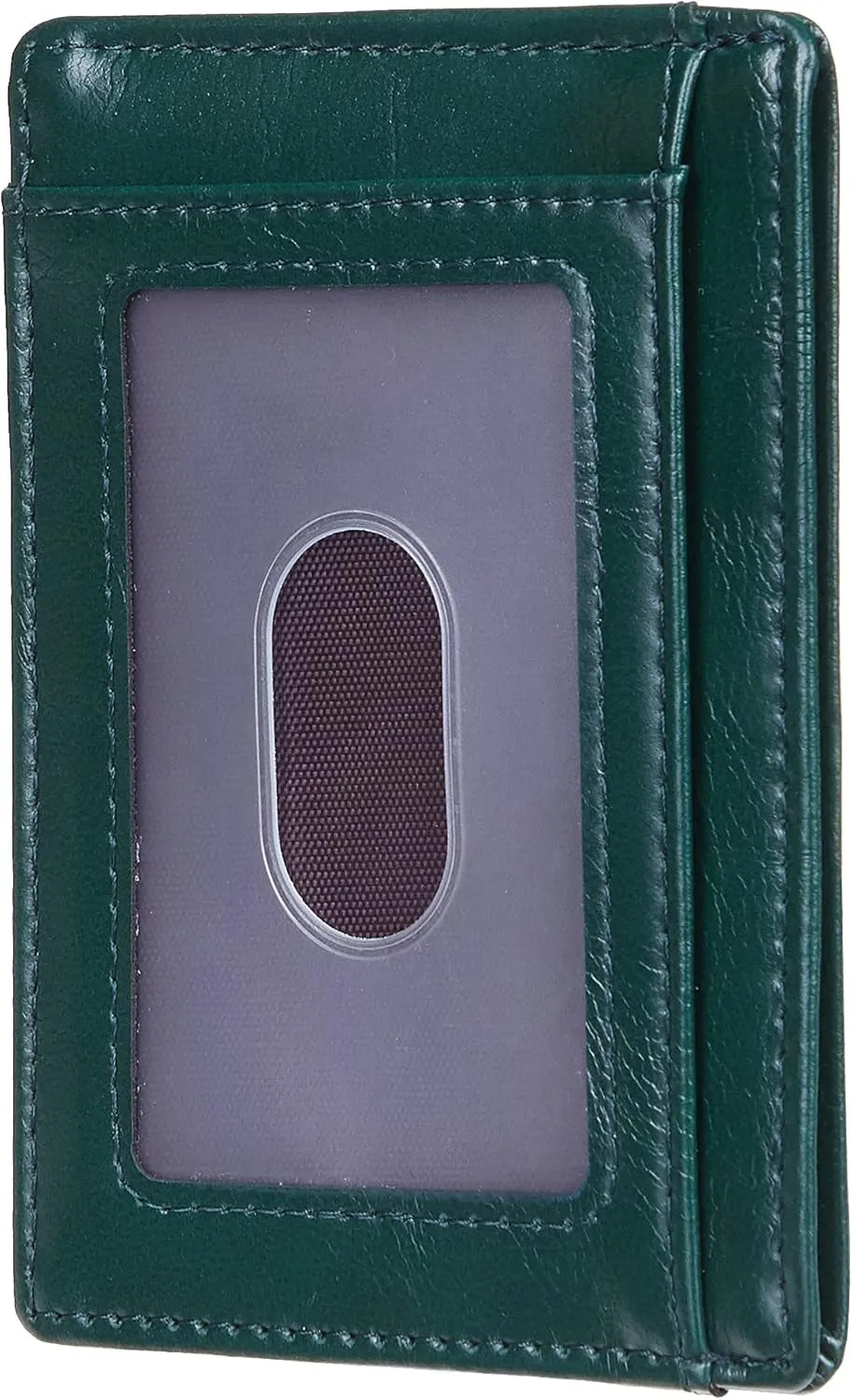 Slim Minimalist Front Pocket Wallet, RFID Blocking Leather Card Holder