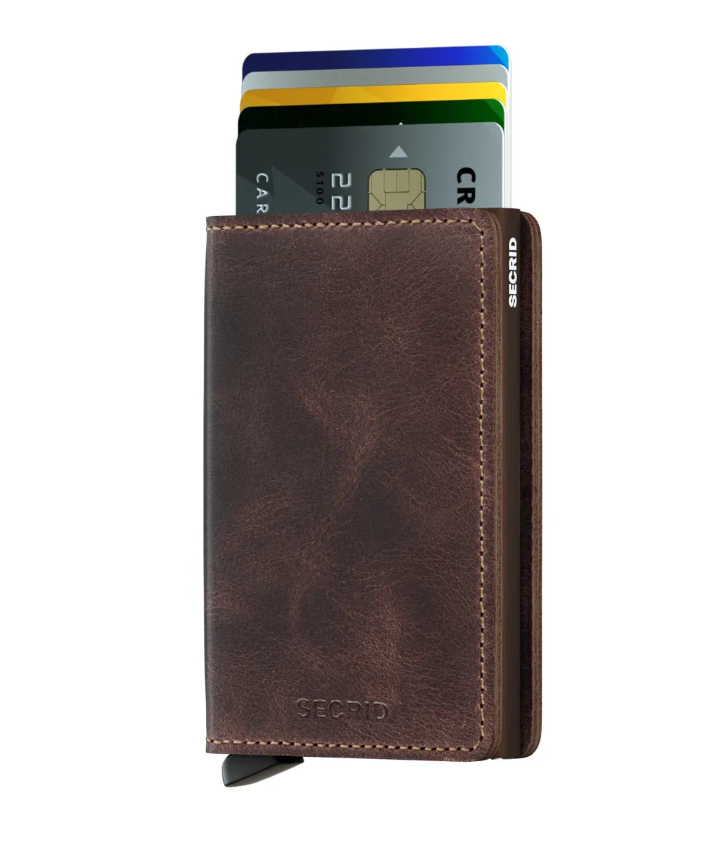 Slimwallet Vintage - Chocolate