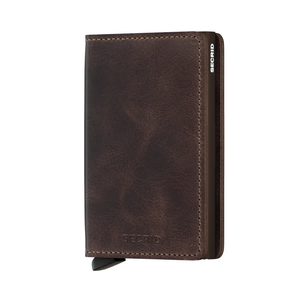 Slimwallet Vintage - Chocolate