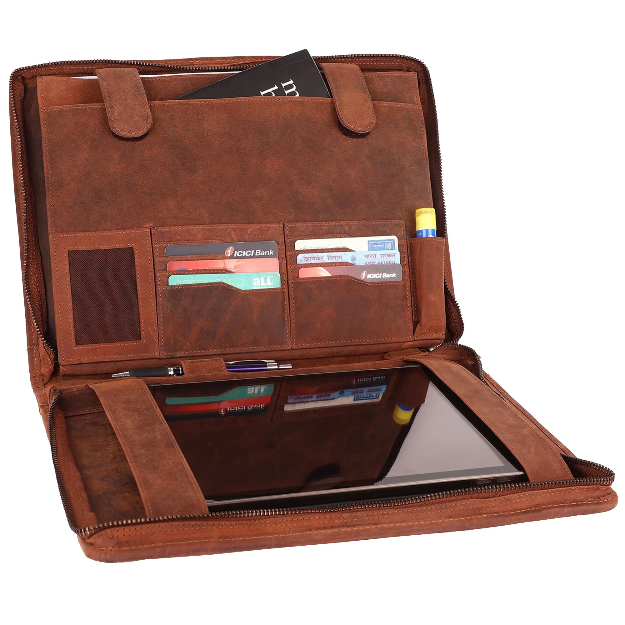 Supreme Business Leather Padfolio (Brown)