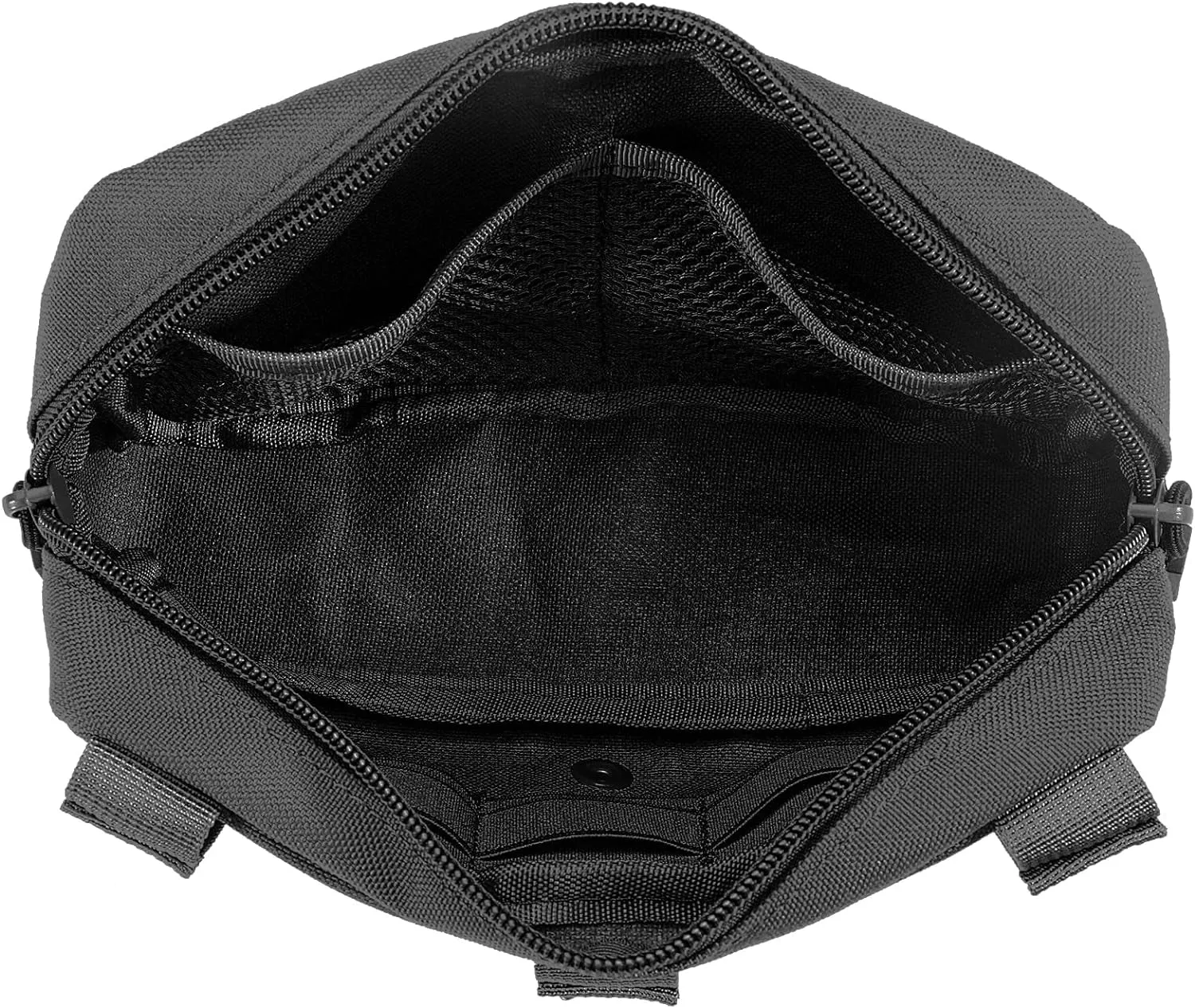 Tactical Admin Pouch, Molle Tool Pouch, Horizontal Modular Pouch nclude US Flag Patch and Keychain