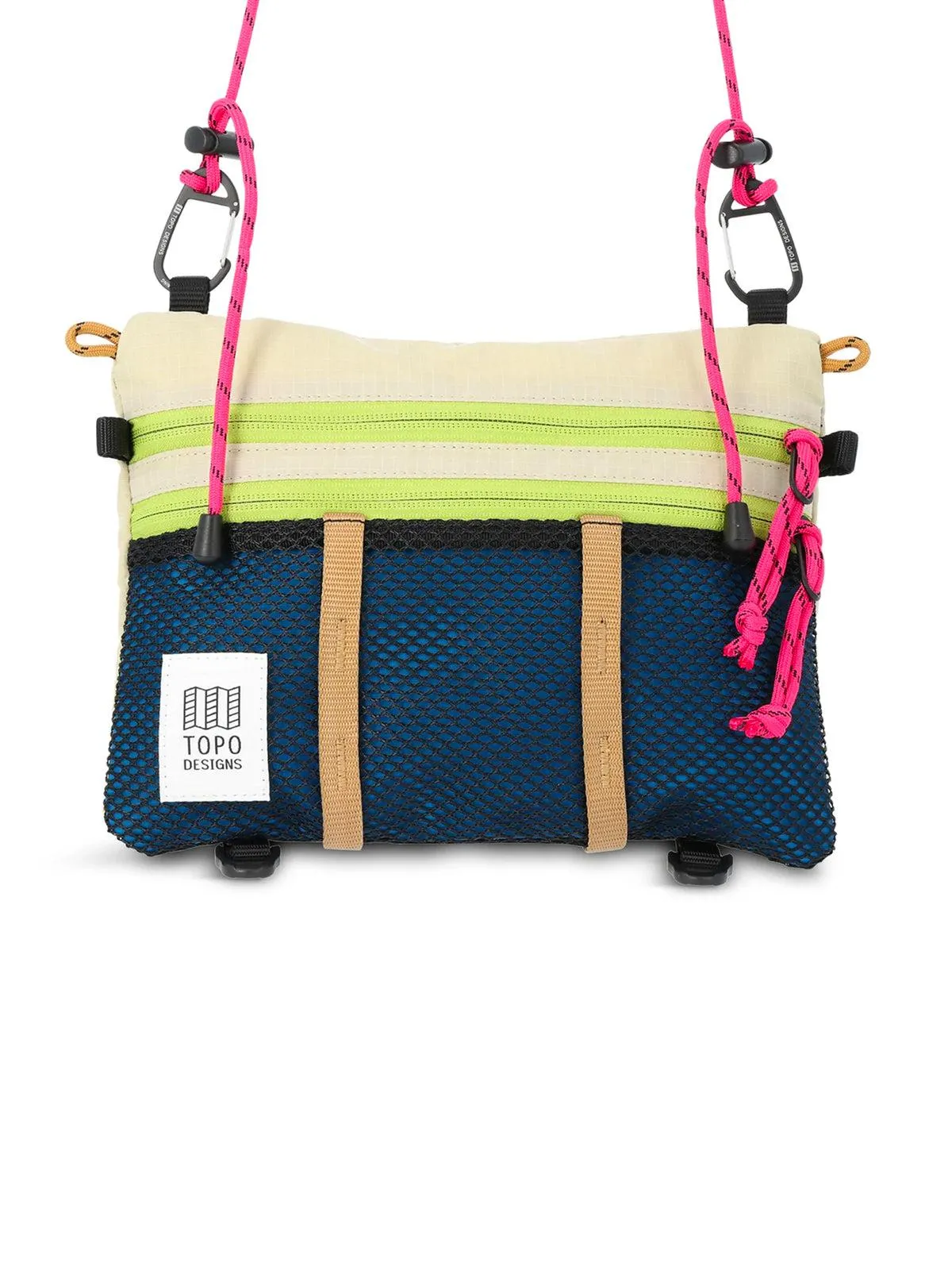 Topo Designs Mountain Accessory Shoulder Bag Bone White Blue