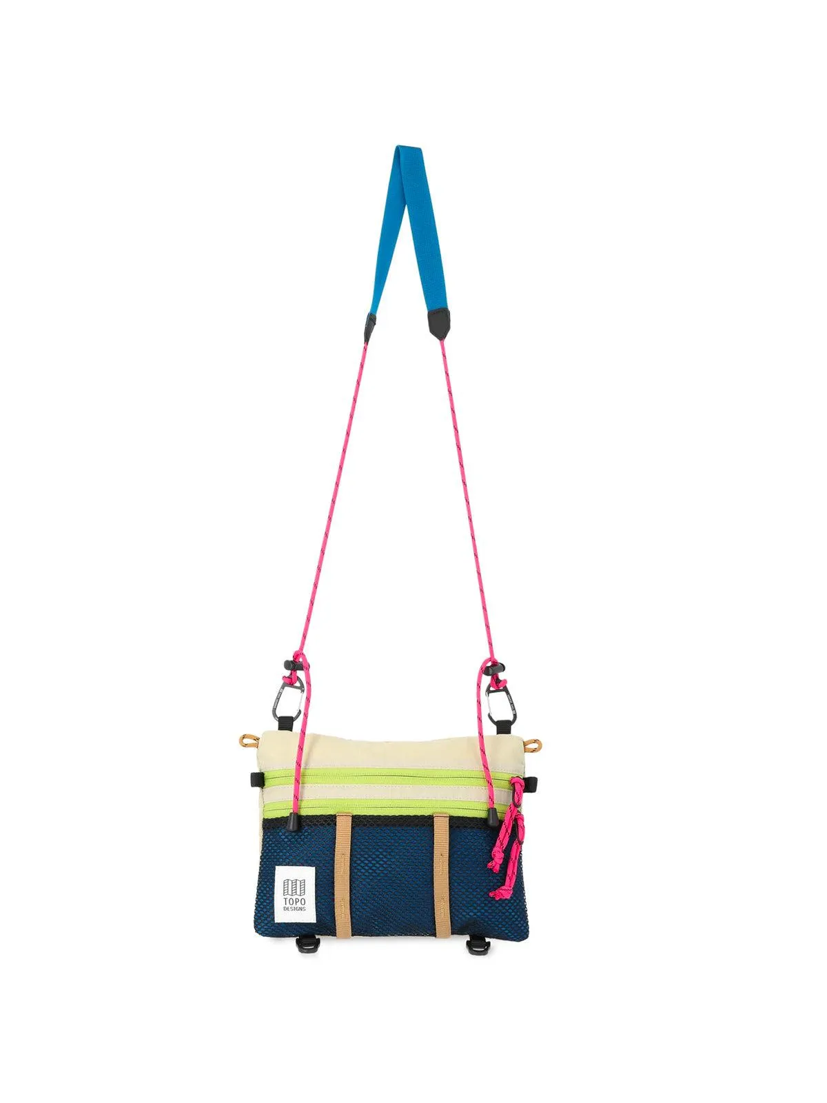 Topo Designs Mountain Accessory Shoulder Bag Bone White Blue
