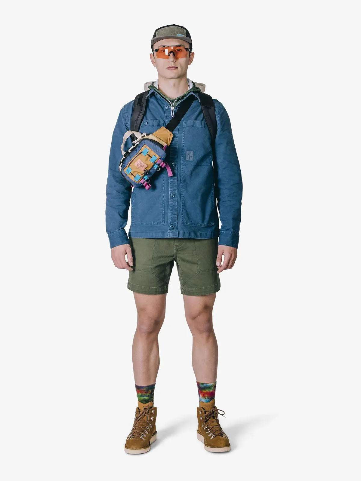 Topo Designs Mountain Hip Pack Olive Pond Blue