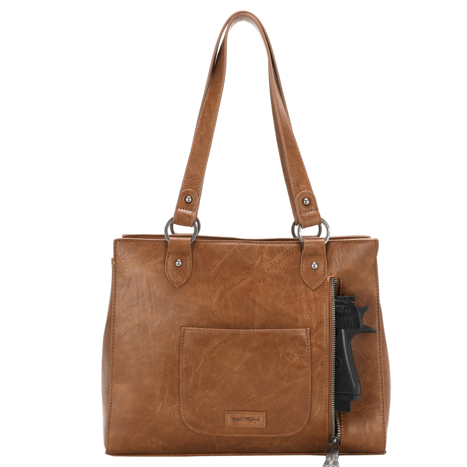 TR147G-8036 Trinity Ranch Tooled Collection Concealed Carry Tote