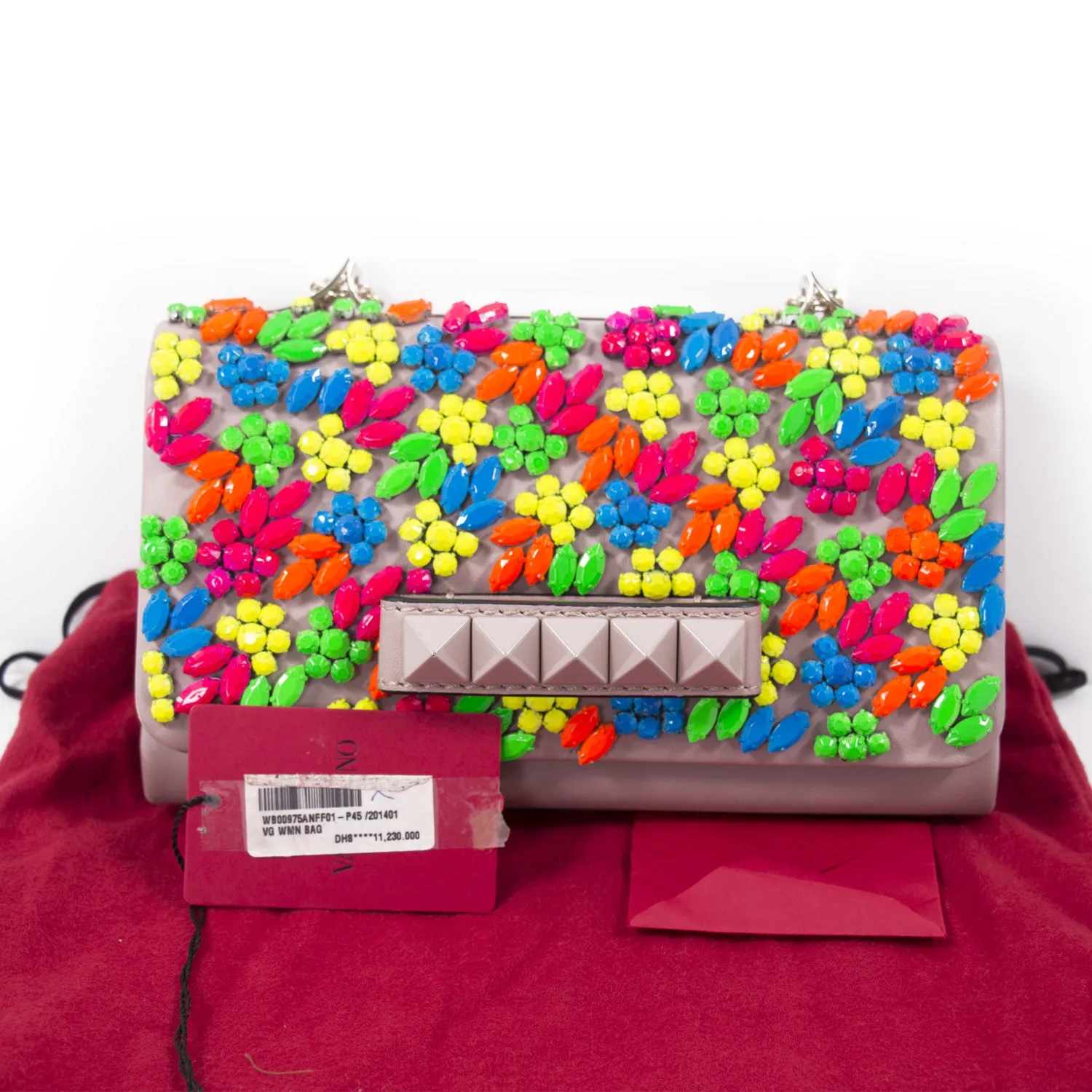 Valentino Crystal Embellished Va Va Voom Bag