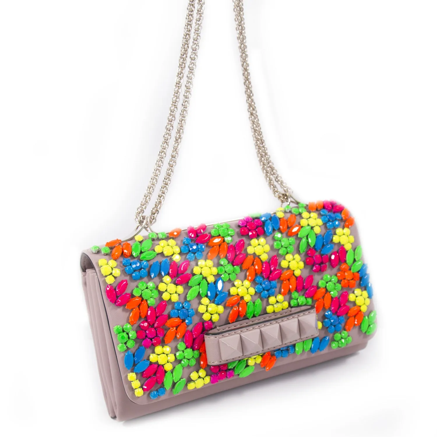 Valentino Crystal Embellished Va Va Voom Bag