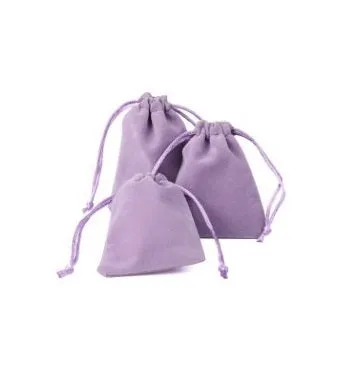 Velvet Drawstring Pouches - Extra Small